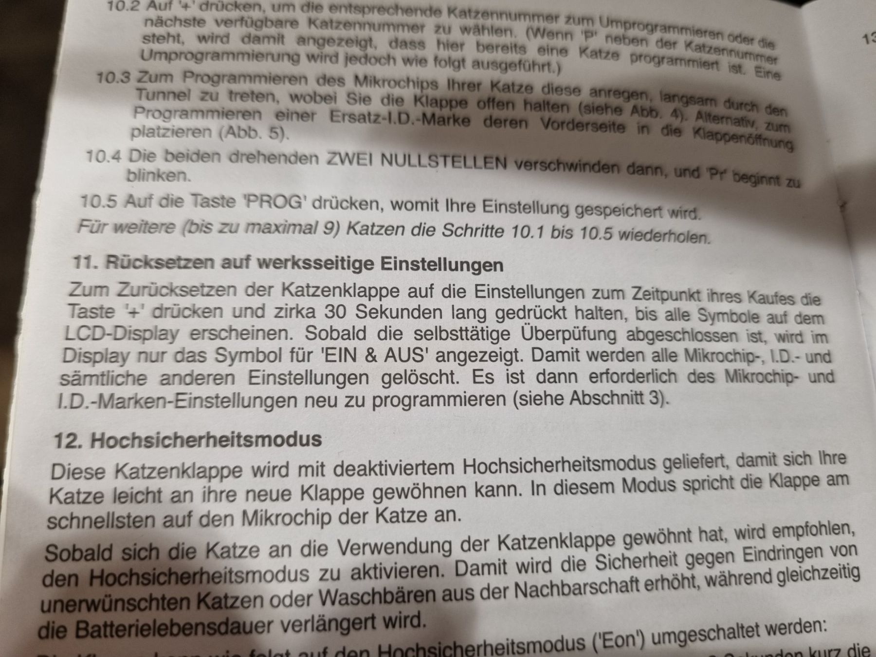 Katzenklappen: Microchip Katzenklappe mit Timer Funktion – Gebraucht aus Wildhaus von Lurch1971 6