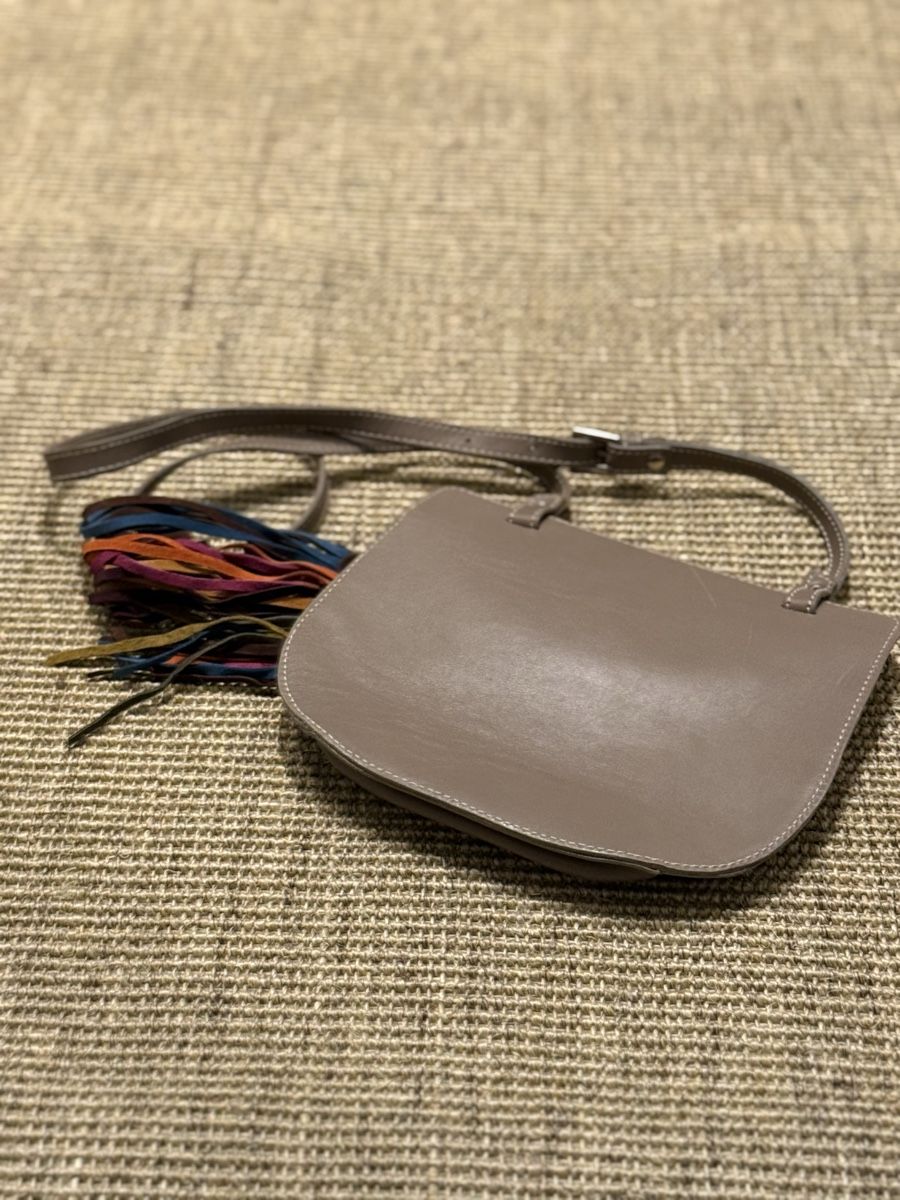Borse da donna: Lederhandtasche mit bunten Fransen – Usato da Neerach venduto da Meli_sara 3