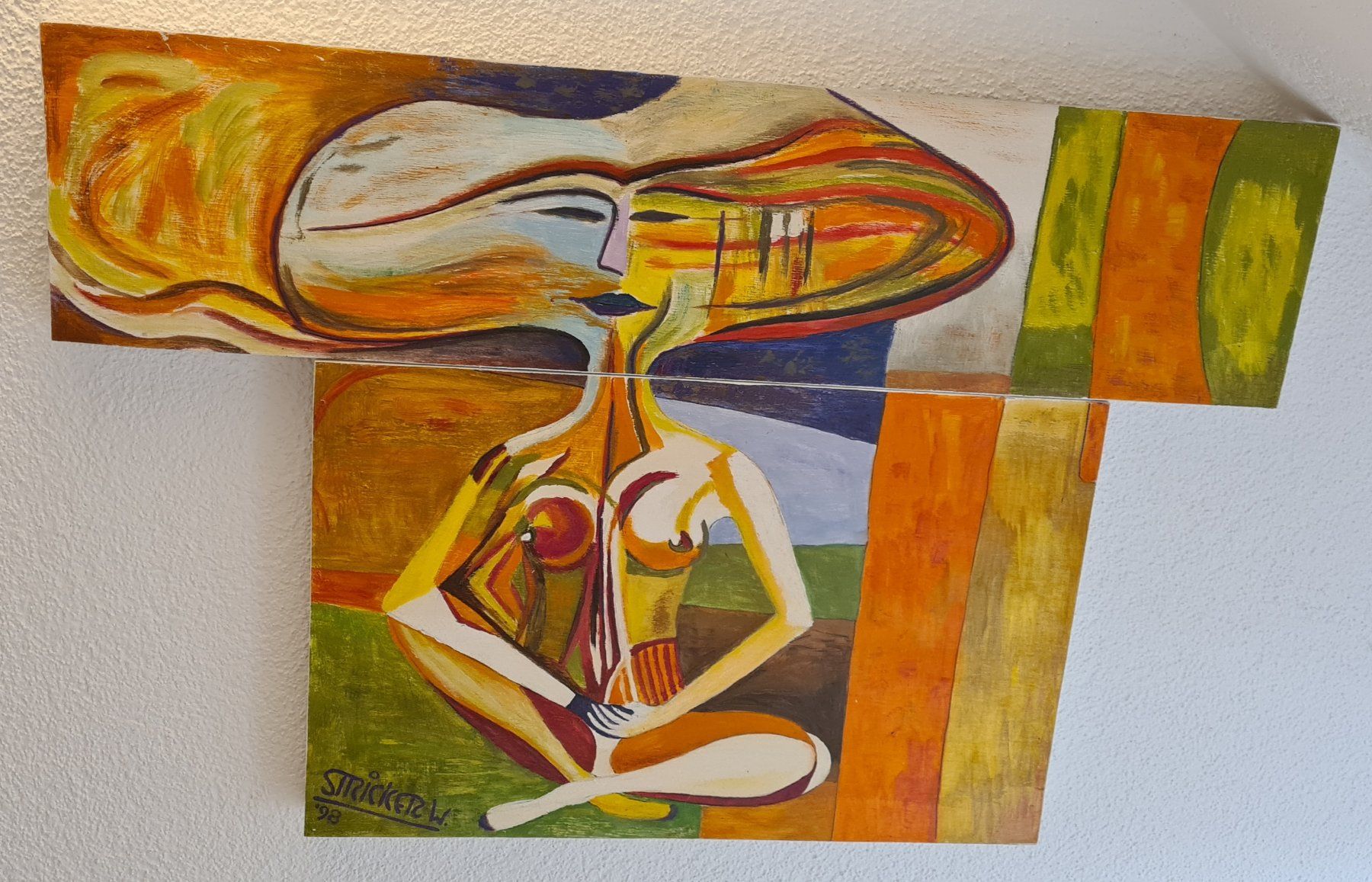 Gemälde: Modernes Gemälde - Ballerina von W. Stricker – Neu (gemäss Beschreibung) aus Füllinsdorf von Sternenblick19