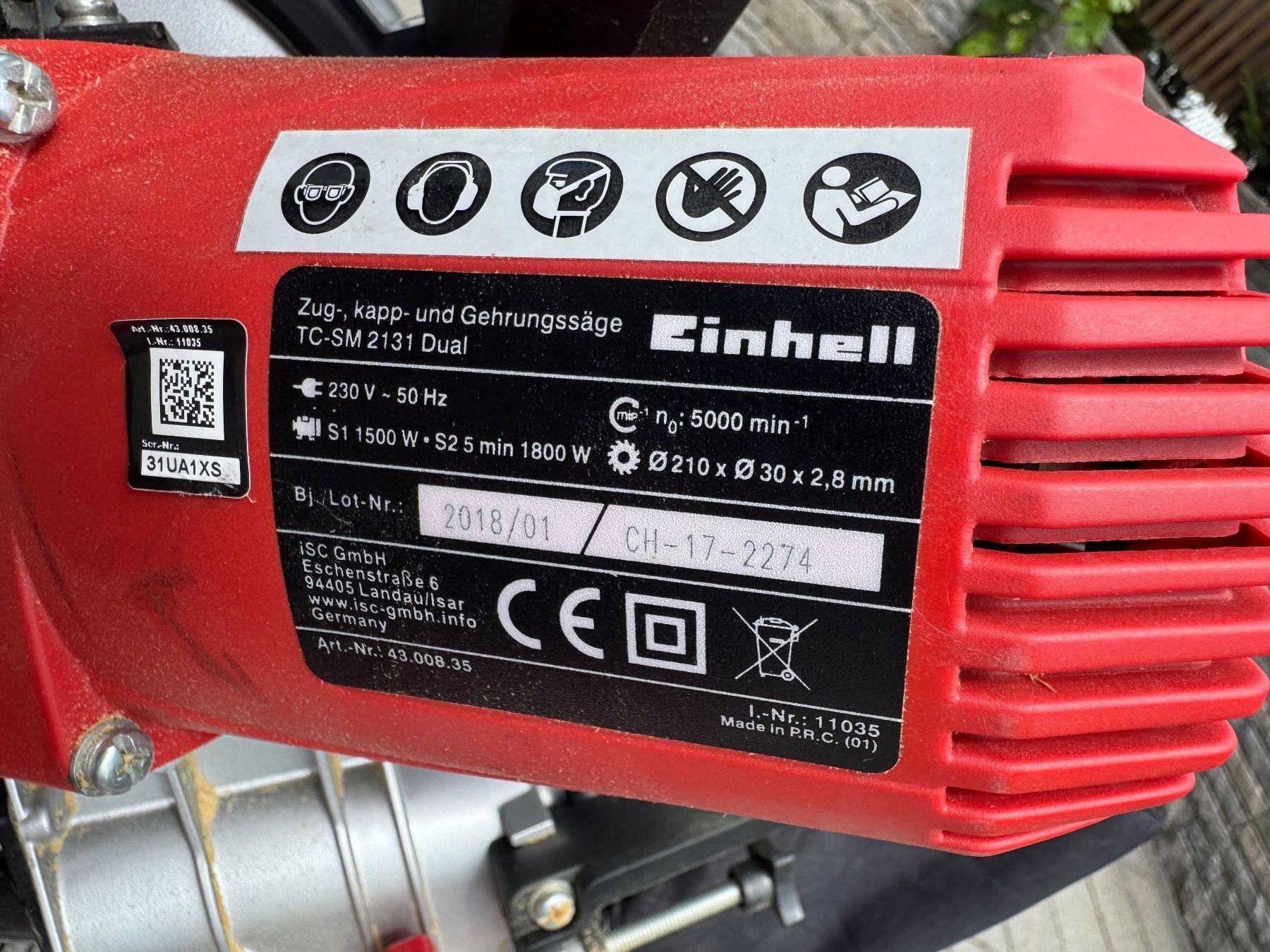 Einhell Seghe: Einhell TC-SM 2131 Dual Miter Saw – Usato da Mägenwil venduto da MagooTradesStuff 3