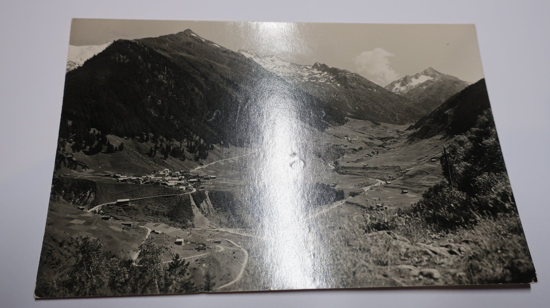 Cartoline postali: Curaglia mit Piz Scopi  1936 – Usato da Cormoret venduto da Pascalll2001 1