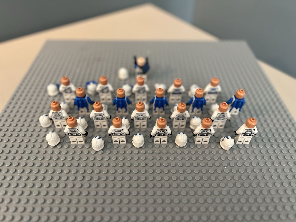 Star Wars Statuette: LEGO Star Wars 501st Clone Trooper Armee + Captain Rex – Usato da Zürich venduto da Quentin999 2