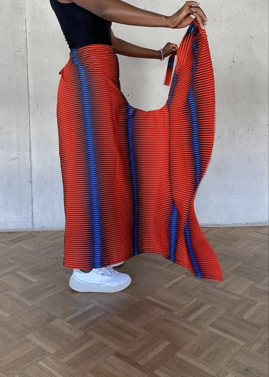 Pantaloni: Sommerliche Wickelhose | Afrikanisches Muster | Handgenäht – Nuovo e nell'imballaggio originale da Zürich venduto da rit_y22r 2
