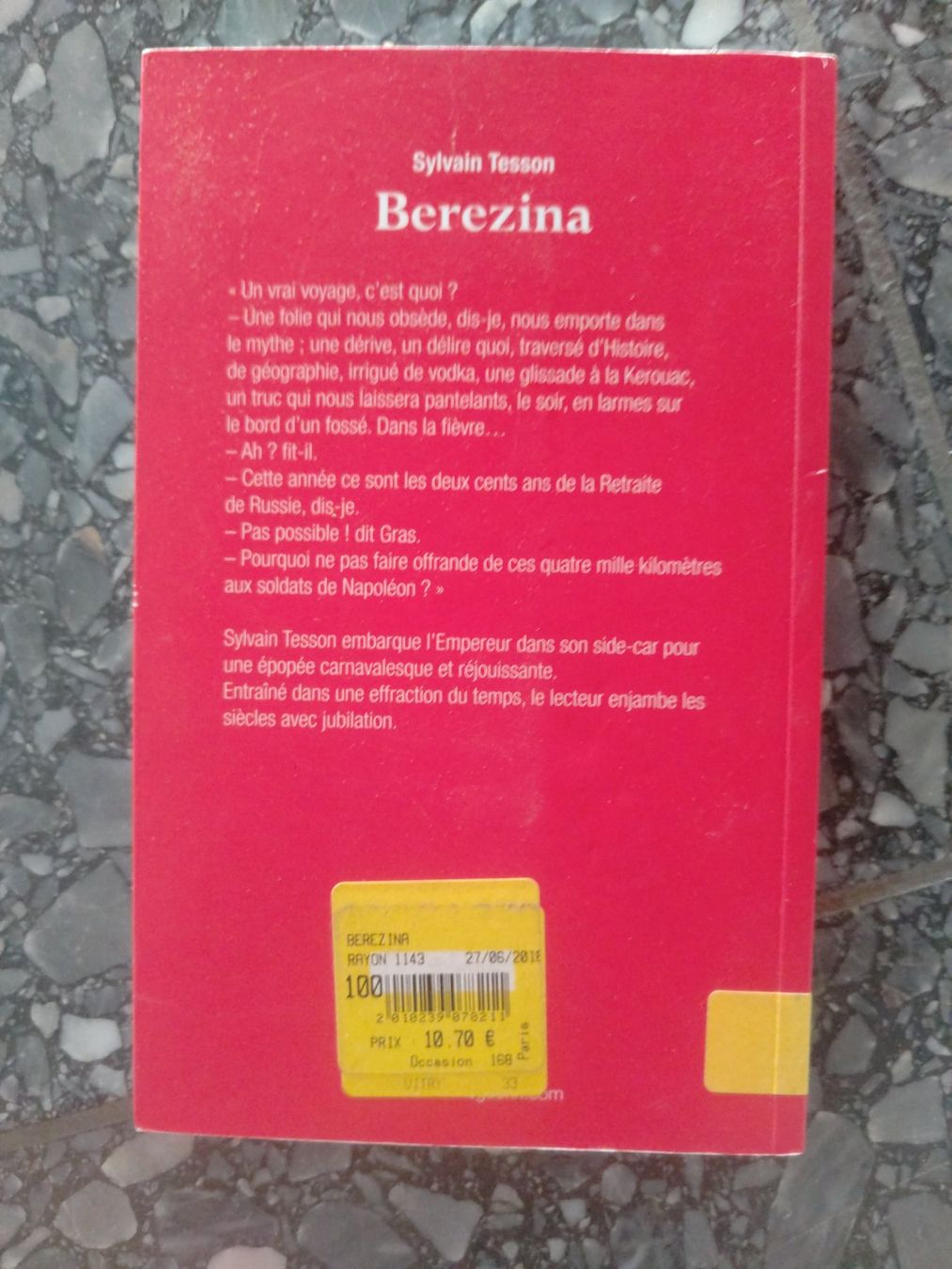Libri: Bérézina, Sylvain Tesson – Usato da Zürich venduto da jyhl7 1