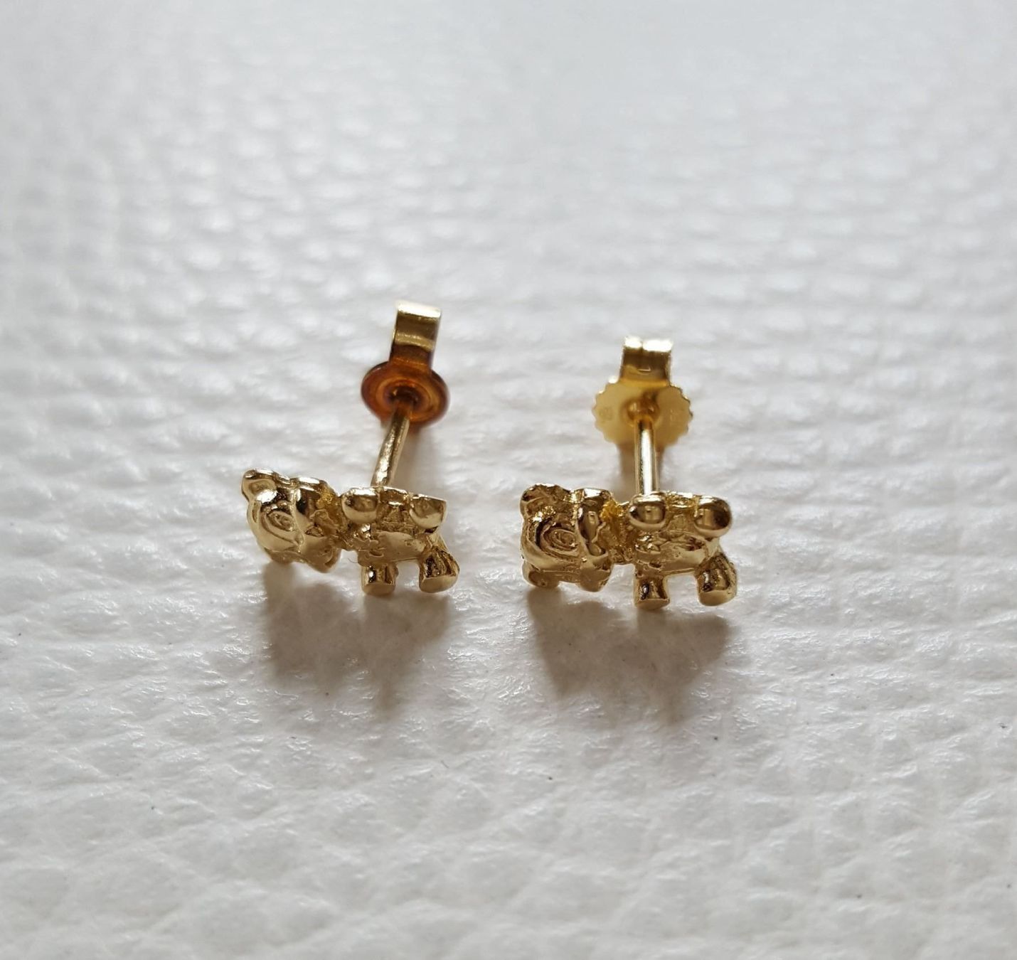 Orecchini pendenti & Orecchini a lobo: Gold 585 Bär Ohrstecker – Usato da Wald ZH venduto da Dasilver 6