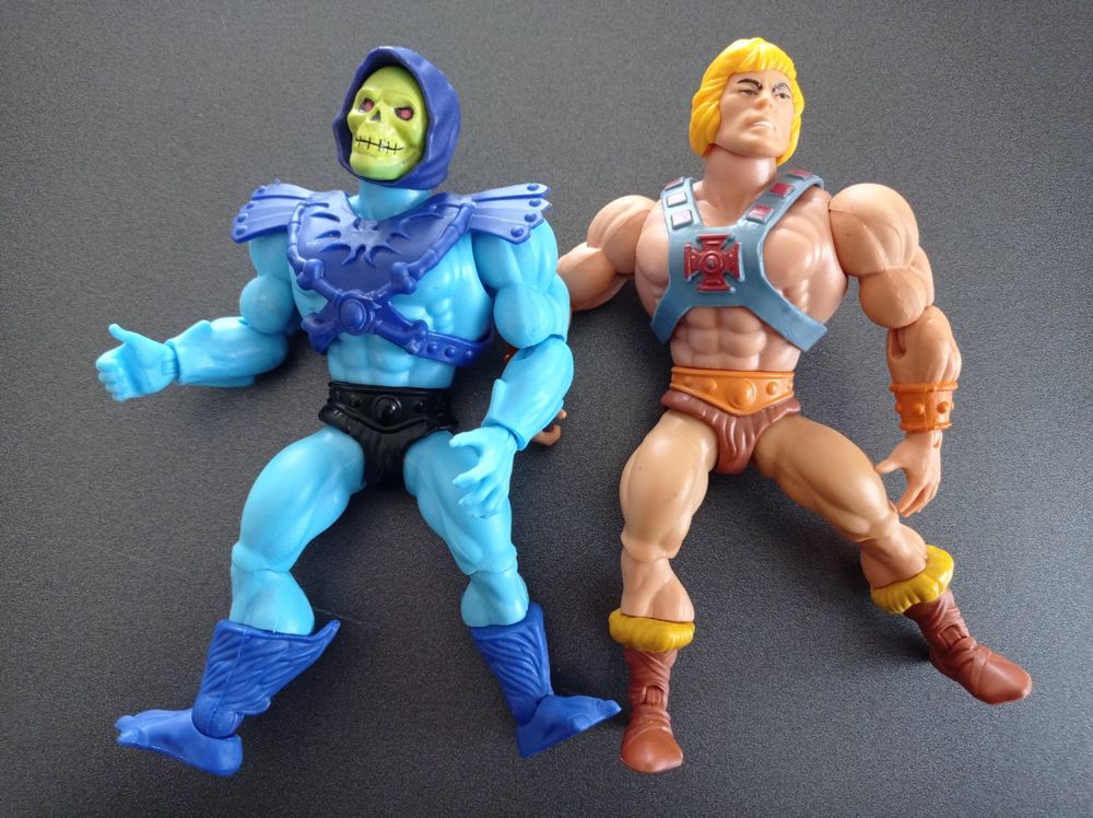 Masters Of The Universe 2er-Pack - He-Man & Skeletor Retro Figuren