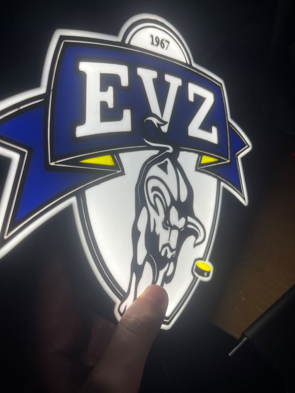 Alle Dekorationen: EVZ Zug Lightbox Lampe – Gebraucht aus Noville von Berlusconi55 1