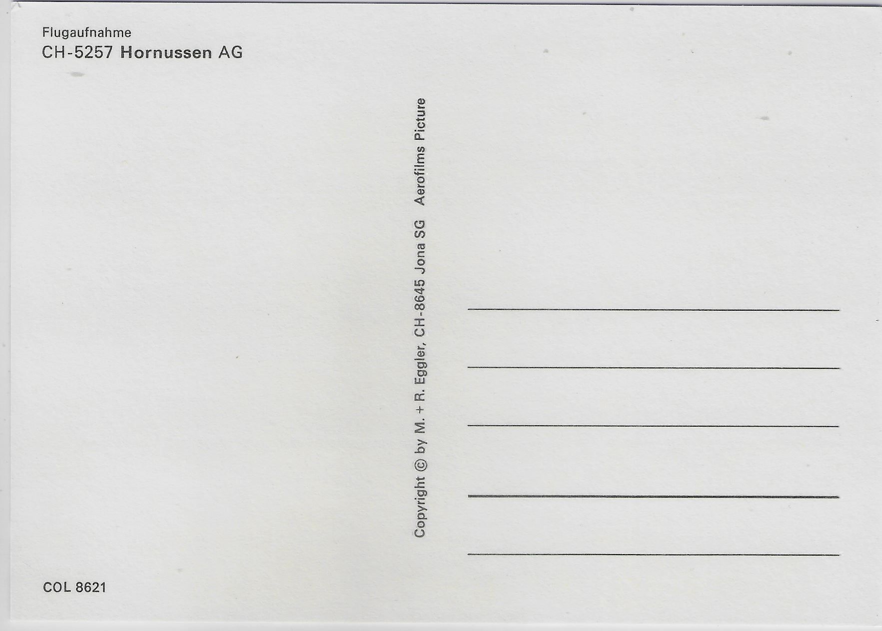 Cartoline postali: Flugaufnahme Hornussen AG – Antico da Ettingen venduto da Kartenplanet 1