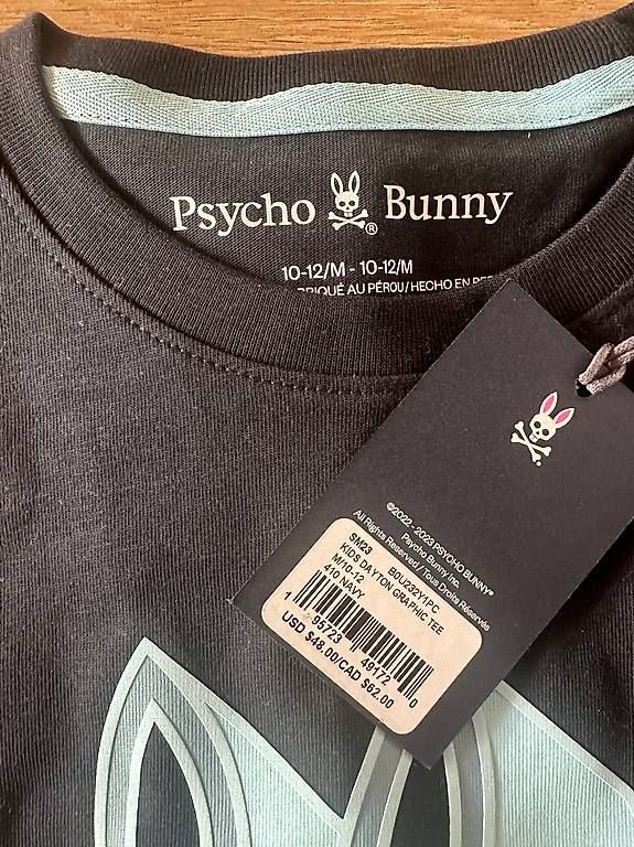 T-shirt: Psycho Bunny T-Shirt Kids – Usato da Merlischachen venduto da Jamie-Tristan 3