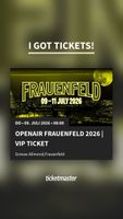 Openair Frauenfeld 2026 VIP Ticket 09-11 Juli