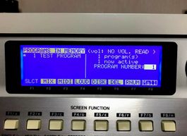 Neues Display für Akai S1000 und andere Akai Sampler