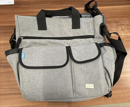 Fillikid Wickeltasche grau + Wickelunterlage