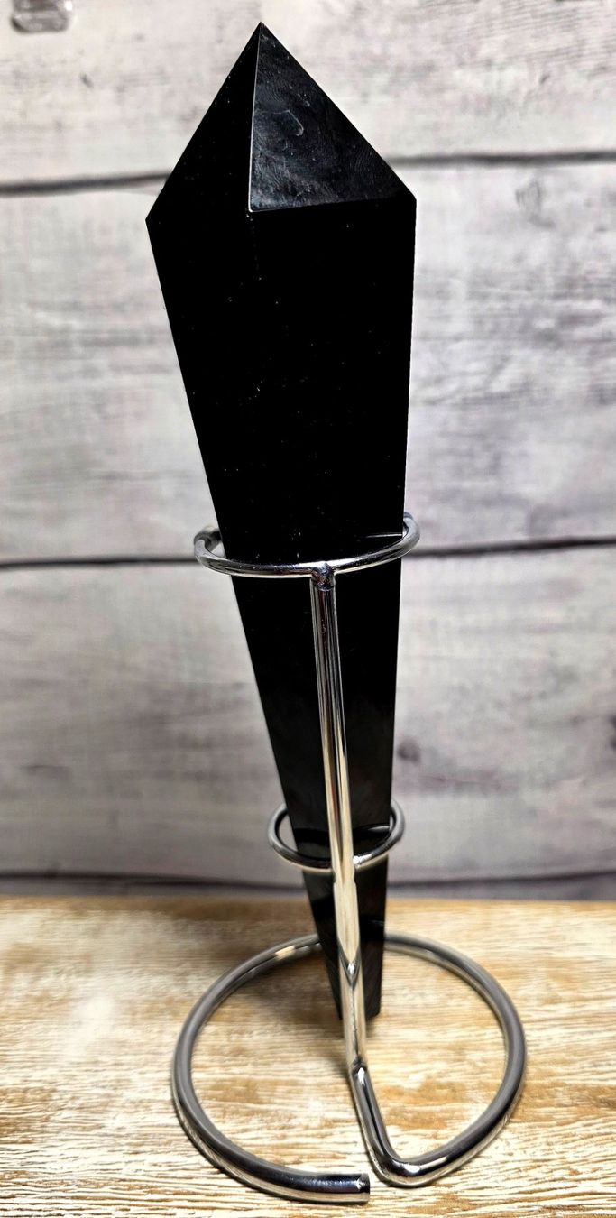 Minerali & Pietre curative: Grosses Obsidian Zepter B 422g – Nuovo e nell'imballaggio originale da Matzingen venduto da Shay_Crystalz 1