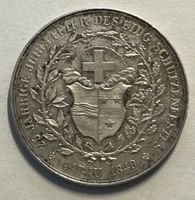Schützenmedaille zur 25-jährigen Jubelfeier ESS Aarau 1849