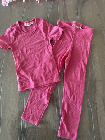 Alive! Mädchen Thermo Leggings und T-Shirt, Grösse 98/104