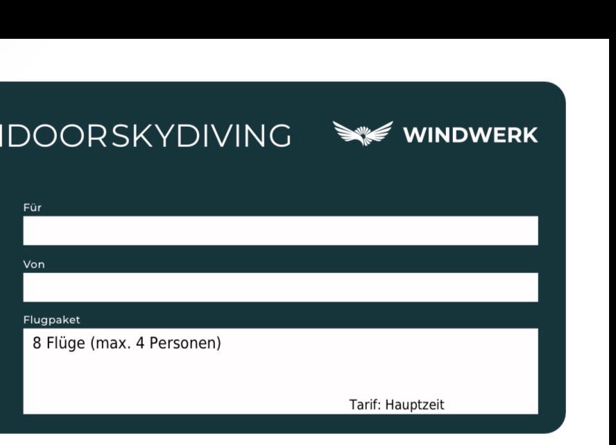 Bons: Gutschein Indoor Skydiving Windwerk – Neuf (Voir description) à Derendingen par SelineZi 2