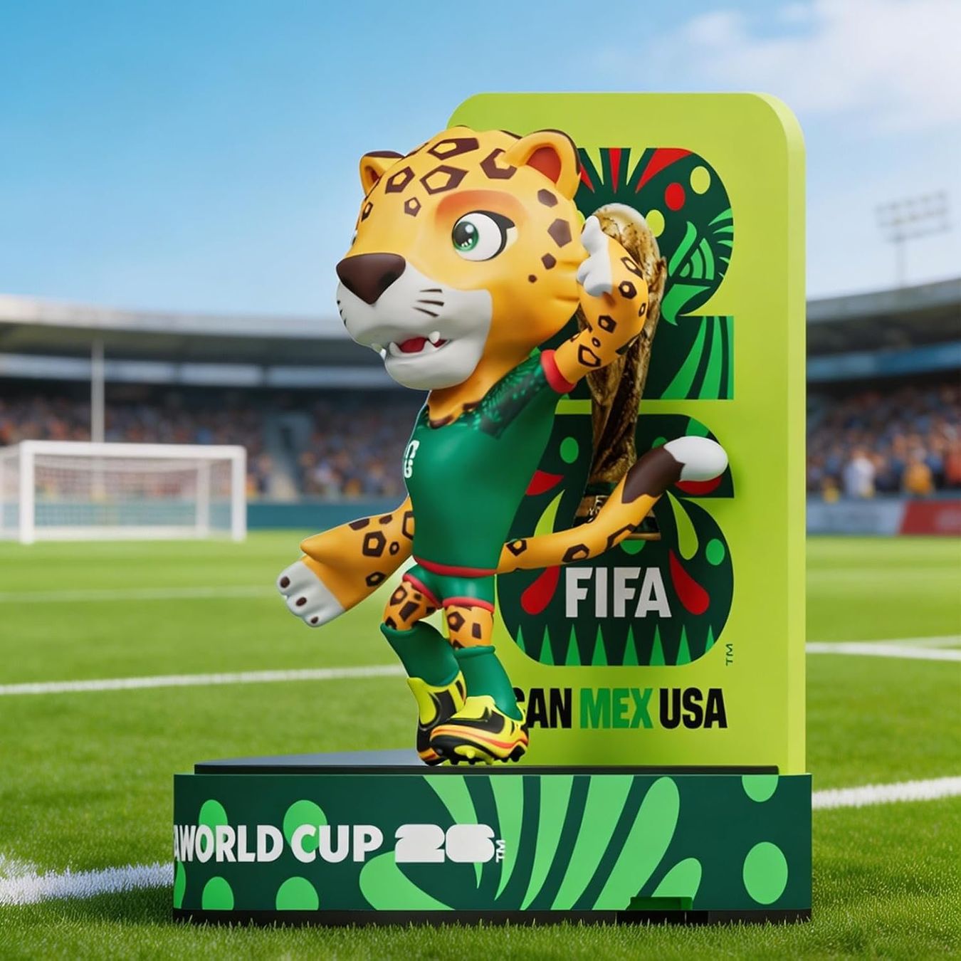 Statuette: FIFA World Cup 2026 Maskottchen Figuren 3er Set – Nuovo e nell'imballaggio originale da Suhr venduto da SchnapperCH 4