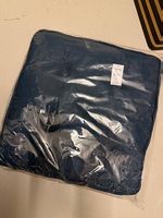 Vier Sitzkissen dunkelblau neu mit Etikett