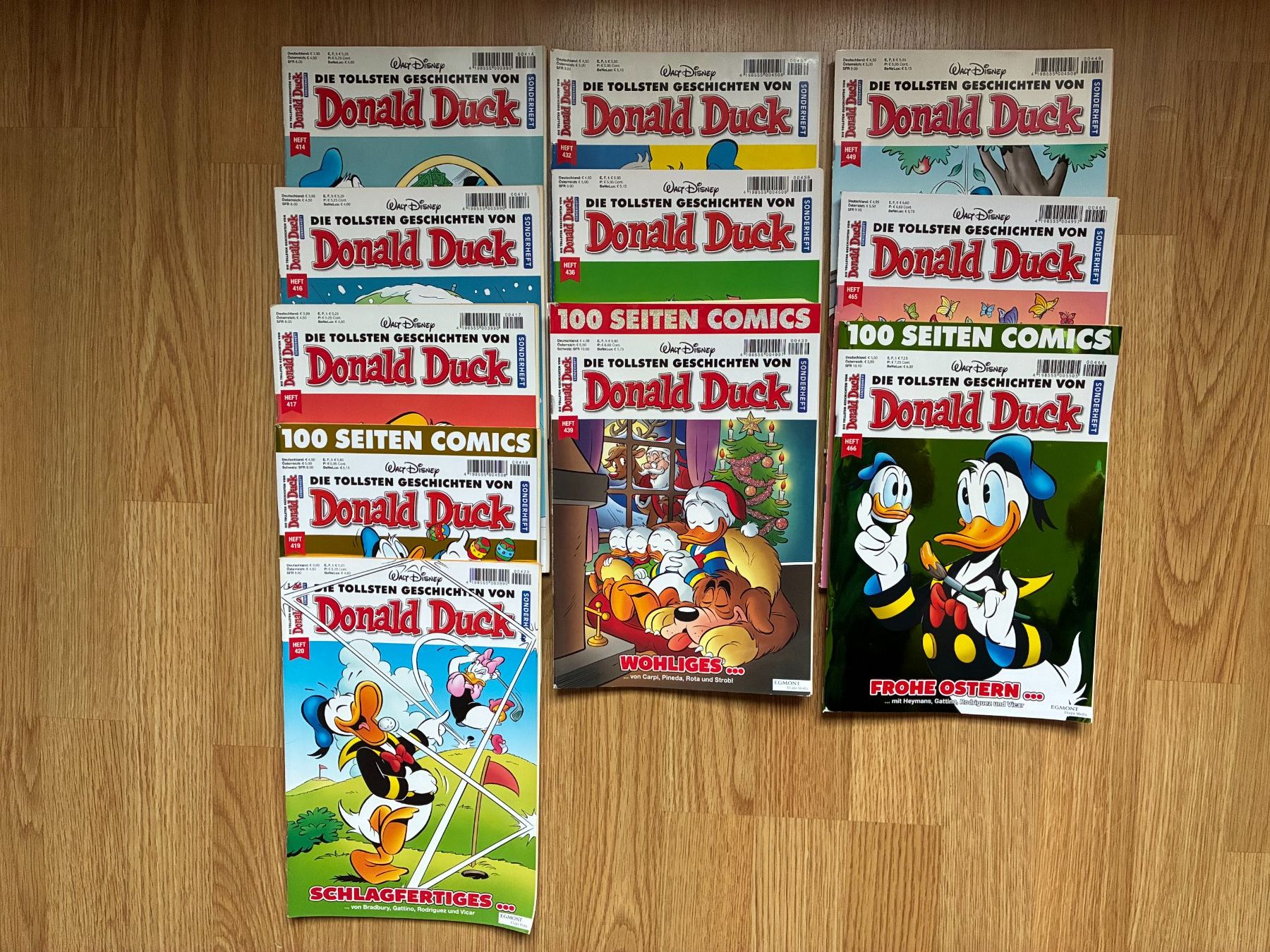 BD: 11 Donald Duck Hefte + 18 Micky Maus Hefte – D'occasion à Pfäffikon par sparbelloni