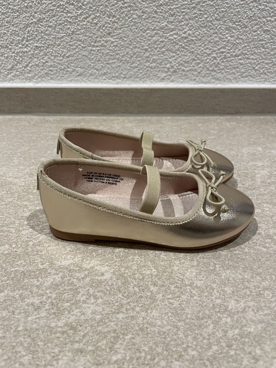 H&M Schuhe für Mädchen: H&M Ballerinas Grösse 25 Gold – Neu (gemäss Beschreibung) aus Zürich von catutska 1