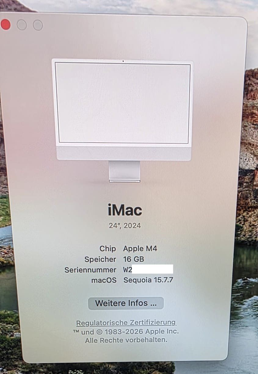 Apple PC: Apple iMac 24" 2024, M4 10C GPU, 16GB RAM, 1TB SSD – Nuovo (secondo la descrizione) da Luzern venduto da Pkz 2