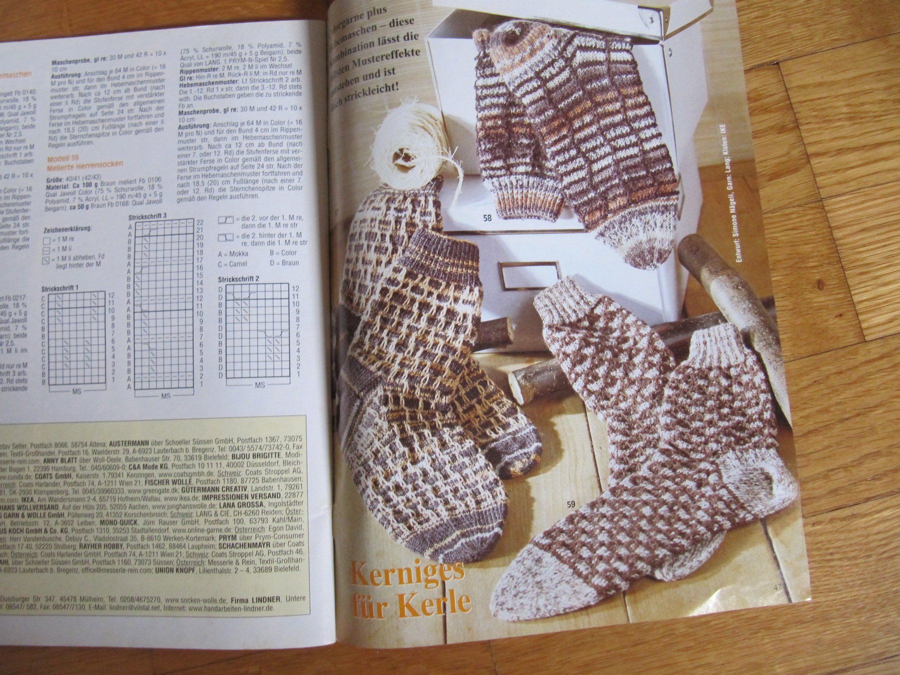 Riviste & Magazine: Strickheft Socken stricken - Kreativbuch – Nuovo (secondo la descrizione) da Würenlos venduto da Carabella0 5