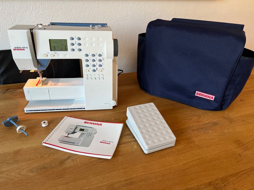 BERNINA Activa 125 S Schweizer Nähmaschine in einem TOP Kaufen auf