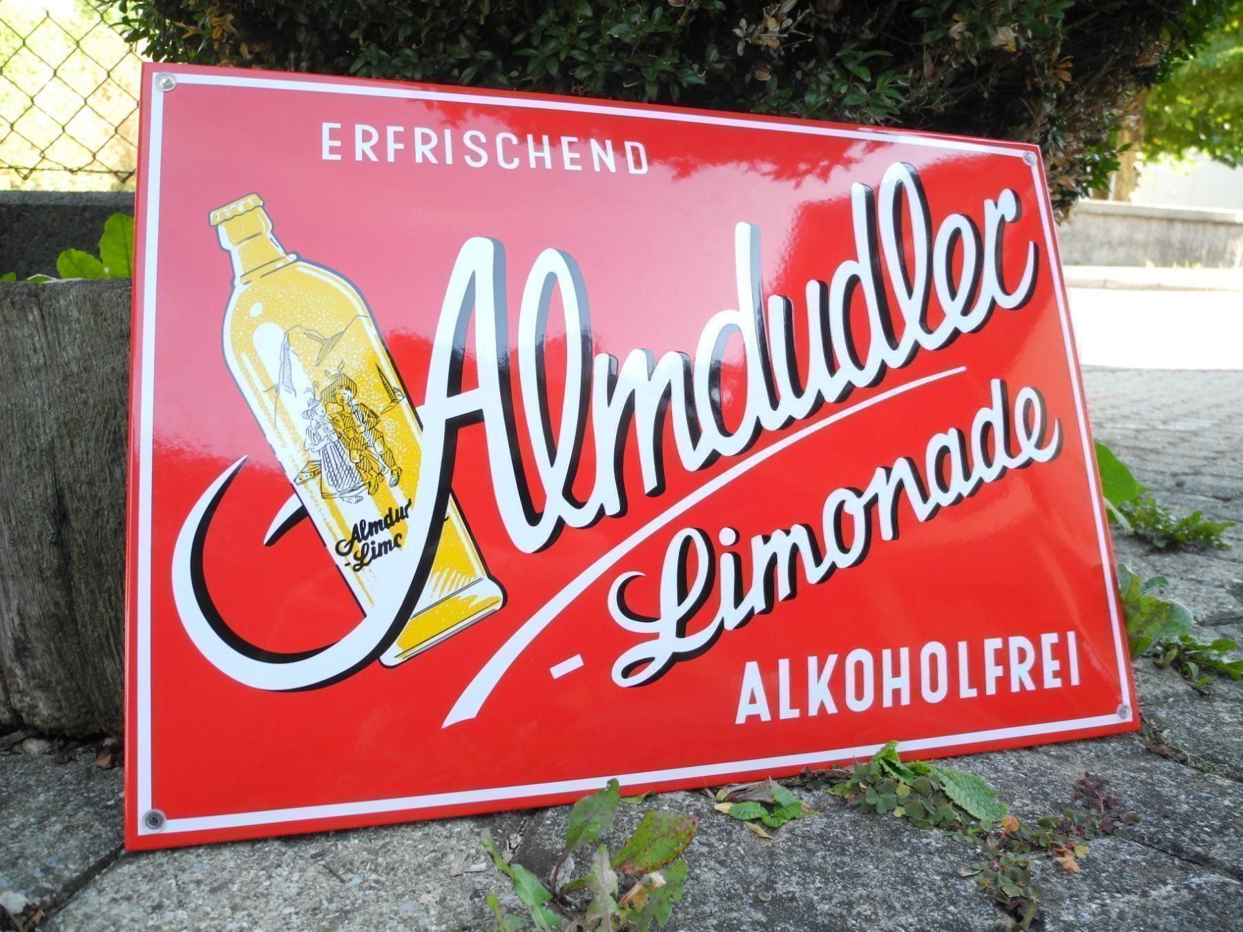 Schilder: ALMDUDLER EMAILSCHILD – Neu (gemäss Beschreibung) aus Reinach AG von Huckleberrysix 2