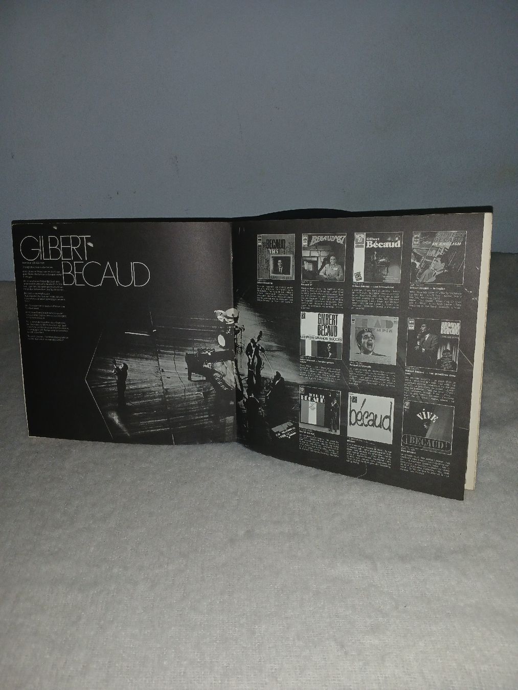 Schallplatten: Gilbert Bécaud Edition 2000 Vinyl Emi 1970 – Gebraucht aus Uster von ver_x82p 1