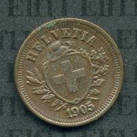 CHF___0.01 1905 unz 1 Rappen