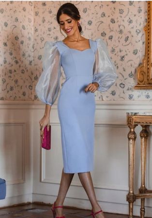 Robe bleu Miphai 34-36