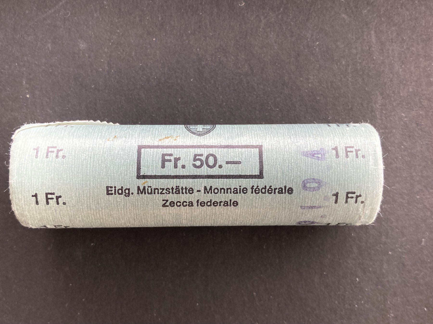 Alle Münzen: Münzrolle ab eidg. Münzstätte – Neu und originalverpackt aus Rothenburg von Bison2 1