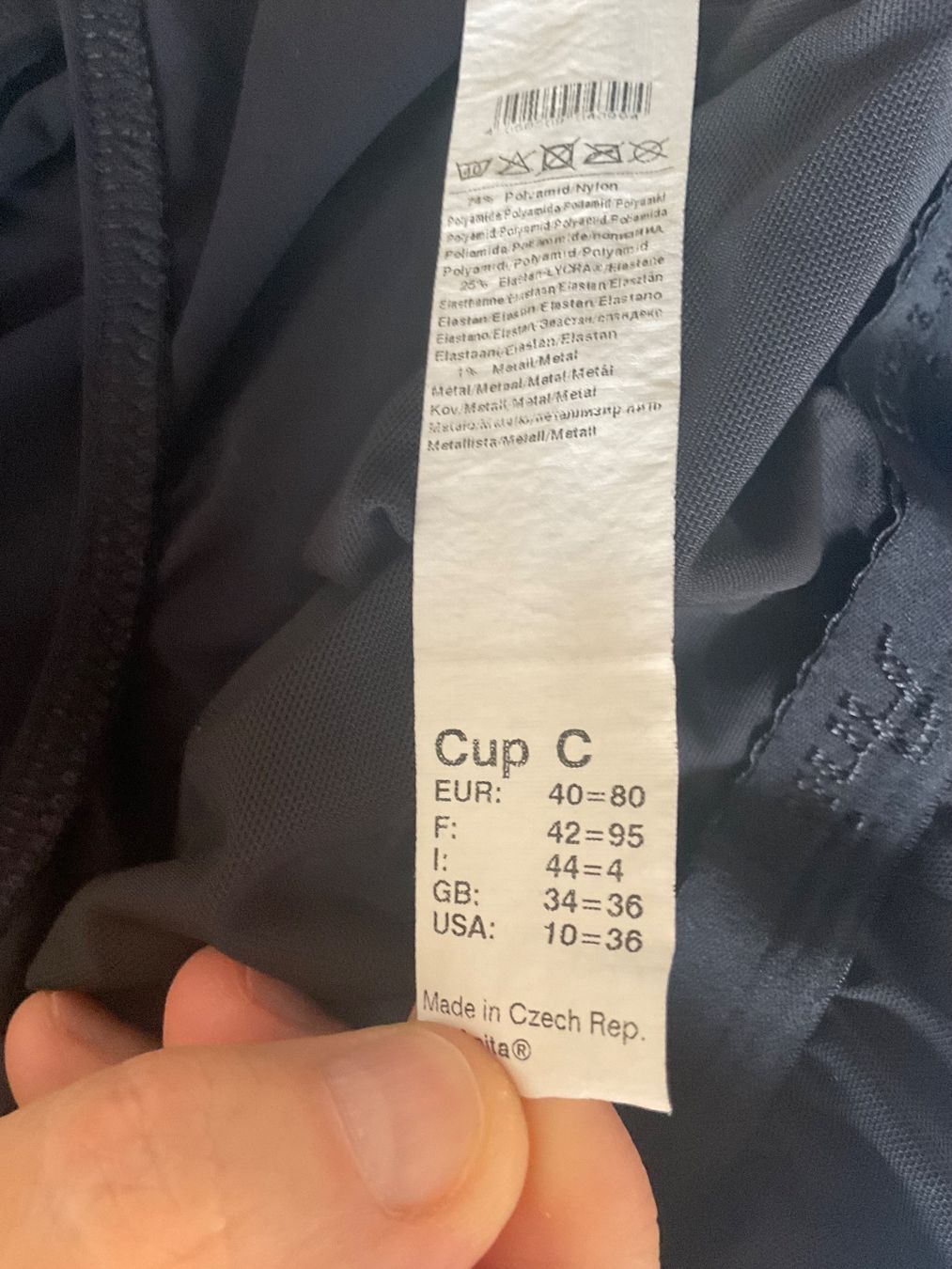 Costumi da bagno & Bikini: BADEANZUG BADEKLEID WALBUSCH CUP 80 C – Usato da Scuol venduto da Lotus2020 3