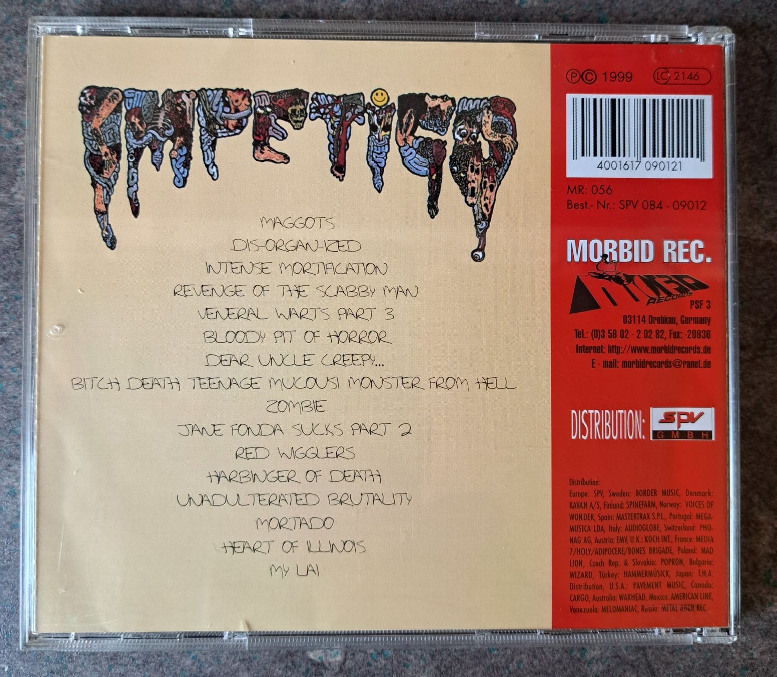 CD: Impetigo - Ultimo Mondo Cannibale CD – Usato da Solothurn venduto da Temple_of_Triton 6
