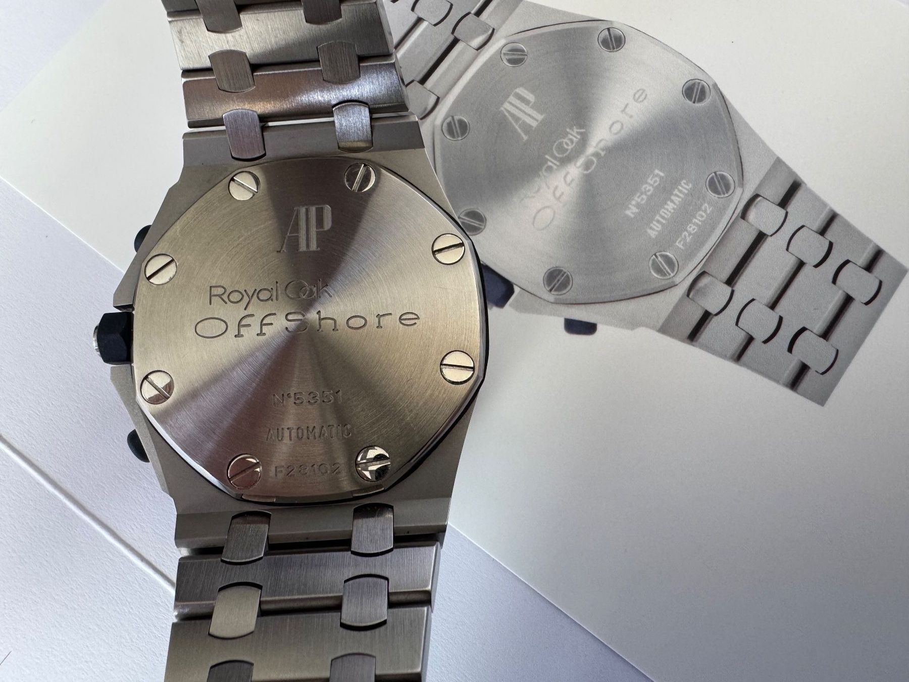 Audemars Piguet Orologi: Audemars Piguet Royal Oak Offshore Ref. 25721ST - BLAU – Usato da Wettswil venduto da ZmZmZ 5