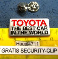 TOYOTA THE BEST CAR IN THE WORLD AUTO PIN GEPRÄGT SECURITY-C