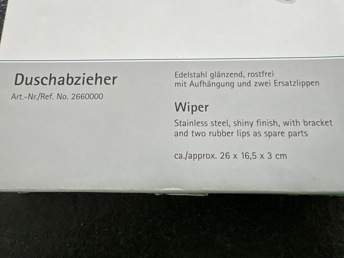 Docce: Duschabzieher – Nuovo e nell'imballaggio originale da HORGEN venduto da vladibarca10 7