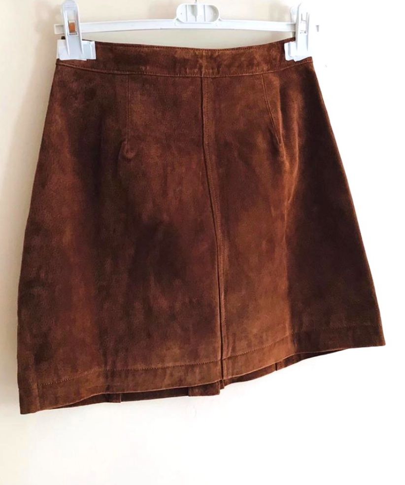 Stradivarius Gonne: Leather skirt - Wildleder Rock – Nuovo (secondo la descrizione) da Tagelswangen venduto da fireiceprincess 3