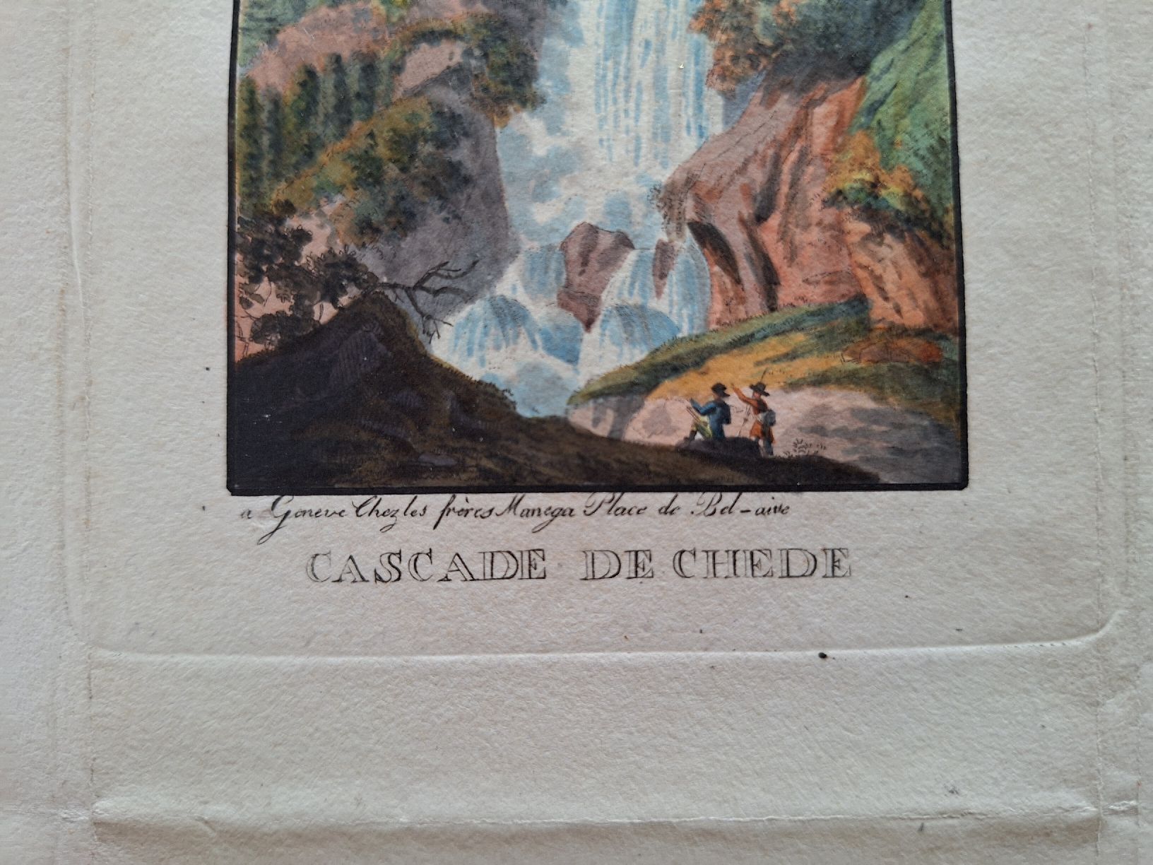 Stiche: CASCADE DE CHEDE – Gebraucht aus Bevaix von bohrap 3