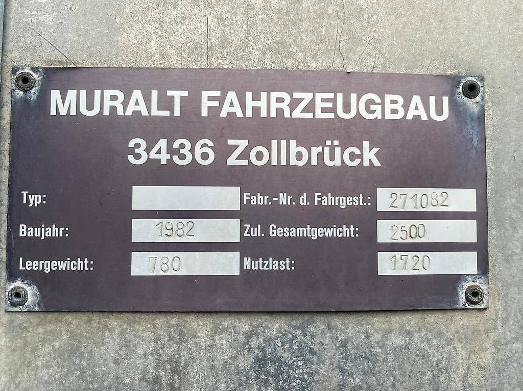 Anhänger: Viehanhänger ohne MFK – Gebraucht aus Hondrich von Gerba 2