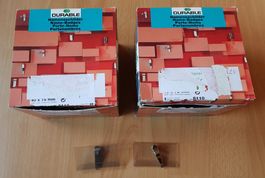 65 DURABLE NAMENSSCHILDER 40 x75 mm / KLEMME (NEUWERTIG)