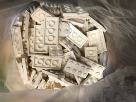 Lego 160 Gramm / ca. 140 Stück Platte 2x4 flach (3020)