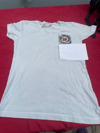 Unisex T-shirt S mit Firma Logo Marke Hakro 100% BW