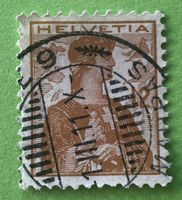  Nr.121  Brustbild der Helvetia mit Schwert GESTEMPELT    