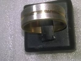 ring edelsthal,,silber farbe,,und vergoldet