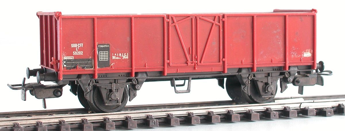 Buco Modelleisenbahnen: Buco offener Güterwagen der SBB Spur H0 – Gebraucht aus Oberwil BL von Klang