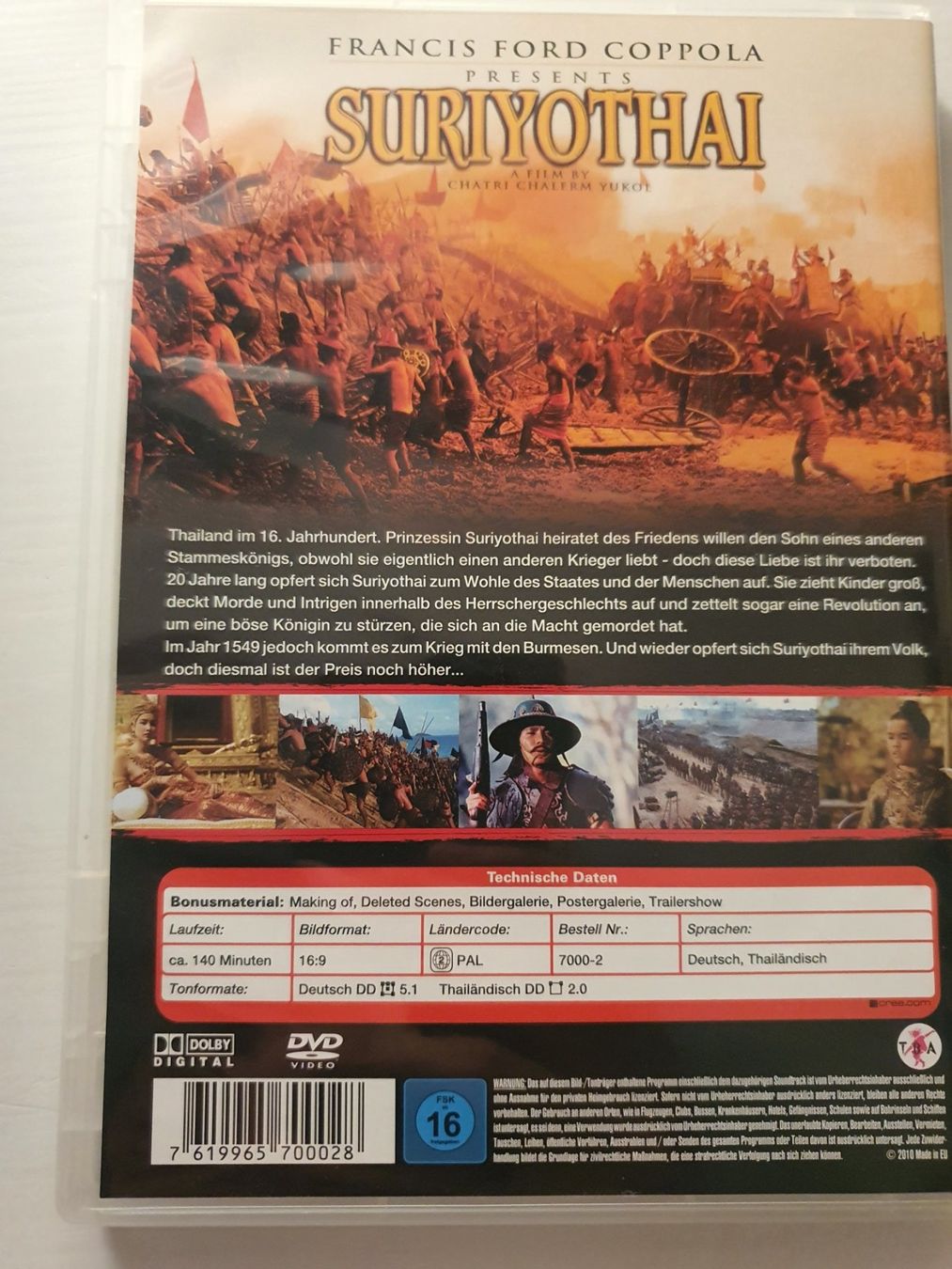 Alle DVDs: Suriyothai (2001) DVD – Gebraucht aus Sierre von black.box 1