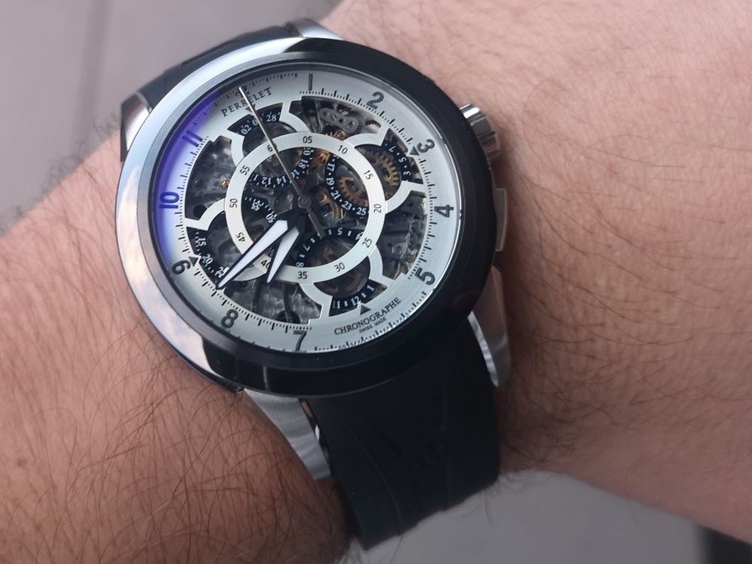 Perrelet Orologi: Perrelet Skeleton Chronograph – Usato da Losone venduto da NSX 2