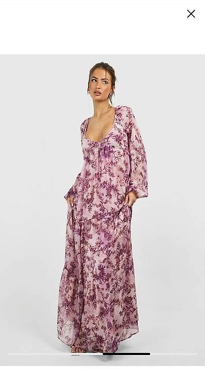 Vestiti: Schönes Chiffon-Kleid Gr L - Xl – Usato da Bern venduto da Huha1 1