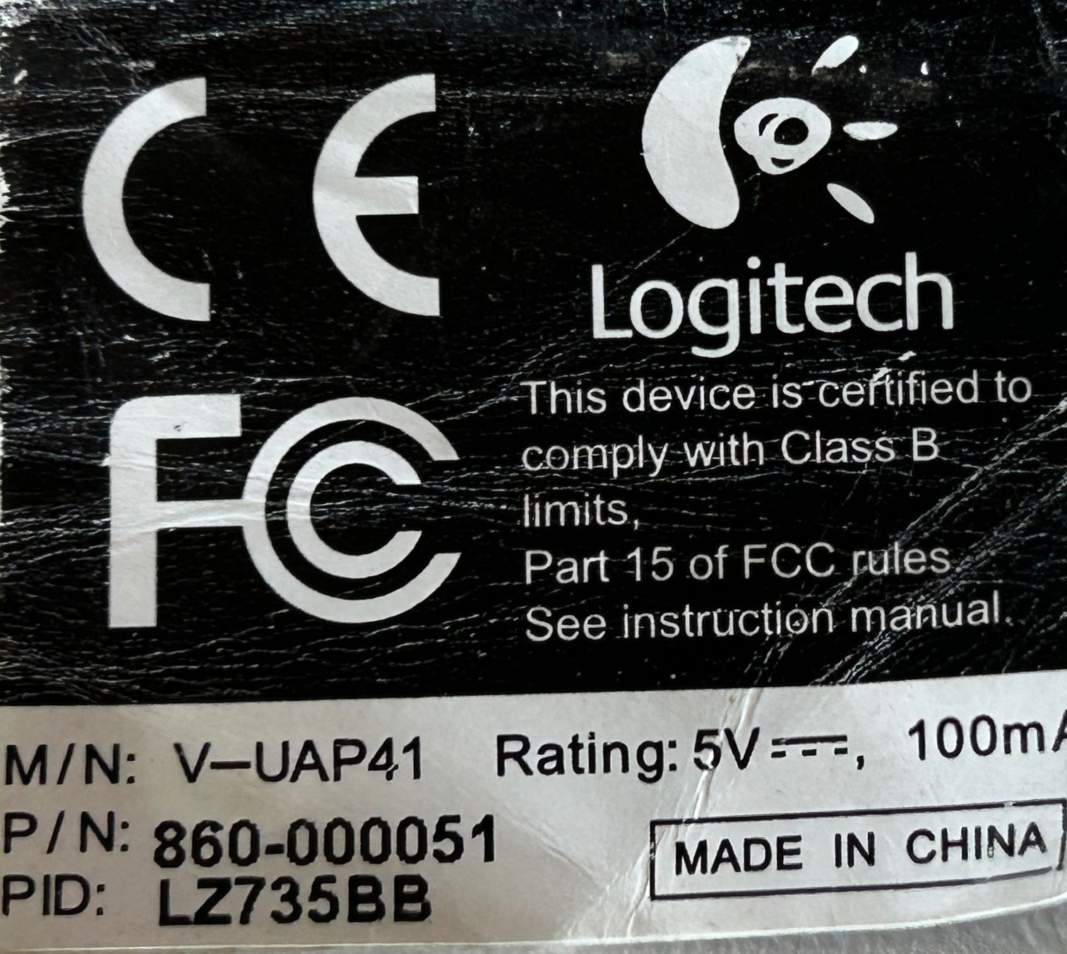 Logitech Webcam: Logitech V-UAP41 861232-0000 Vintage QuickcaM – Usato da Begnins venduto da tommy270 2